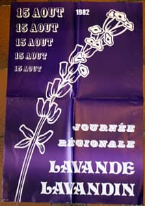 Fête de la lavande affiche 1982