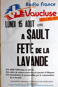 Fête de la lavande affiche 1988