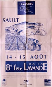 Fête de la lavande affiche 1993