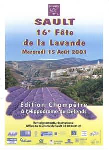 Fête de la lavande affiche 2001