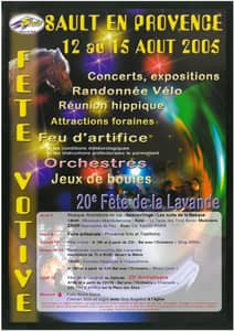 Fête de la lavande affiche 2005