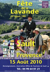 Fête de la lavande affiche 2010