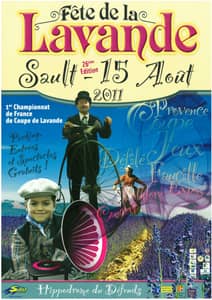 Fête de la lavande affiche 2011