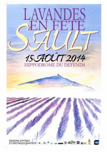 Fête de la lavande affiche 2014