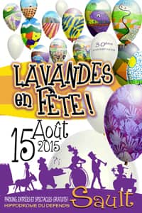 Fête de la lavande affiche 2015