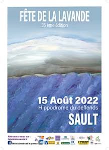 Fête de la lavande affiche 2022