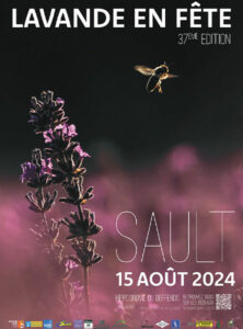 Fête de la lavande affiche 2024